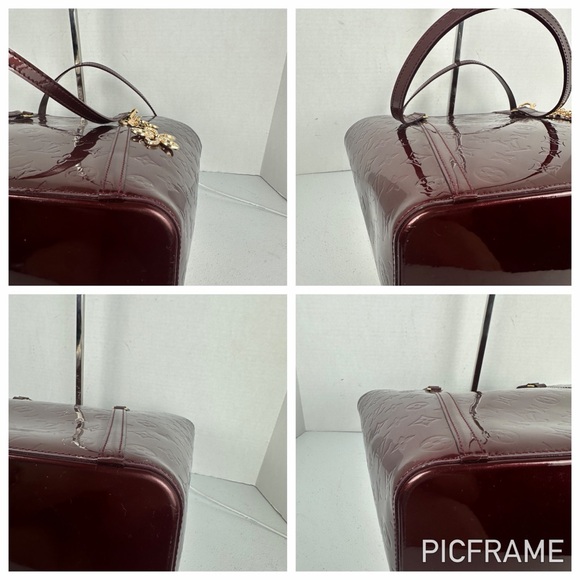 Louis Vuitton Vernis Amarante tote in pristine condition. Posh Authenticated - Picture 9 of 15